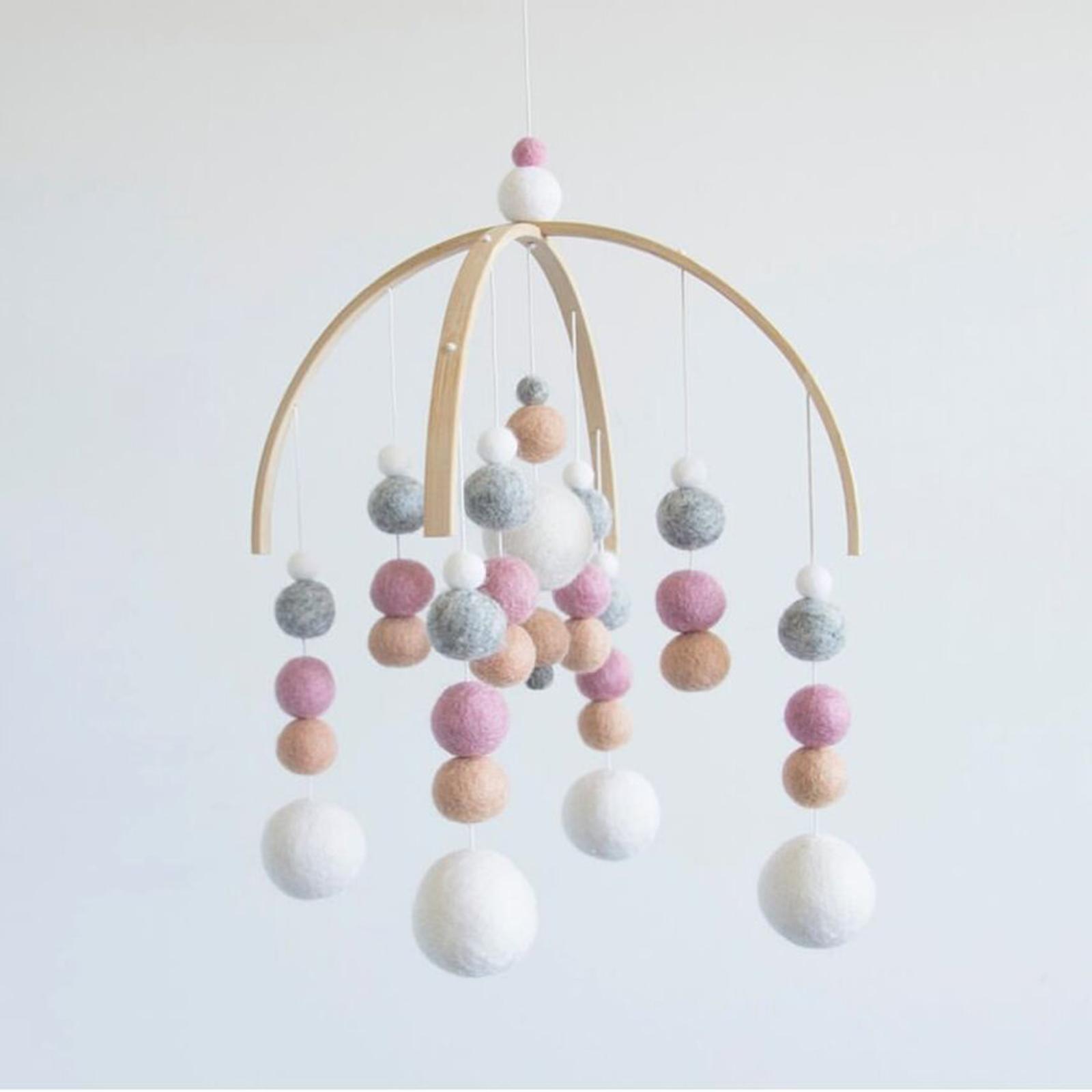 Baby Nursery Accessories - 나무로 만든 모빌 걸이 프레임 키트,
