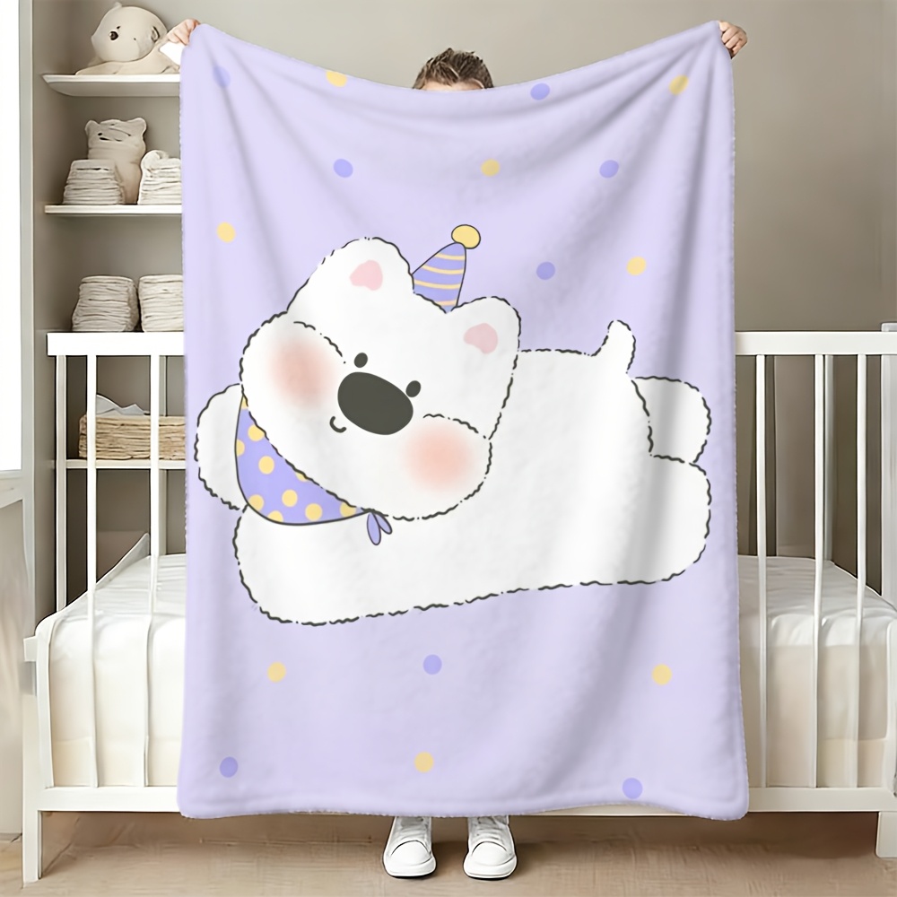 Baby Nursery In Hospital - 거대한 북극곰 만화 담요 어린이 보육원