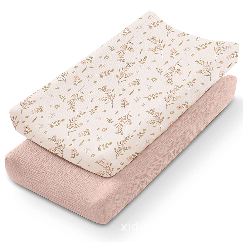 Changing Table Topper - 2PCS 아기 기저귀 교환 패드 커버