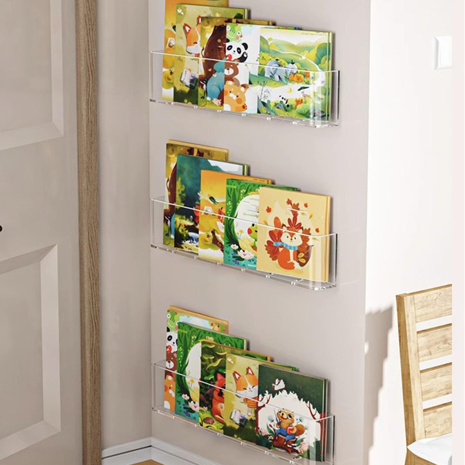 Baby Nursery Floating Shelves - 3x 플로팅 책 선반 교실 어린이