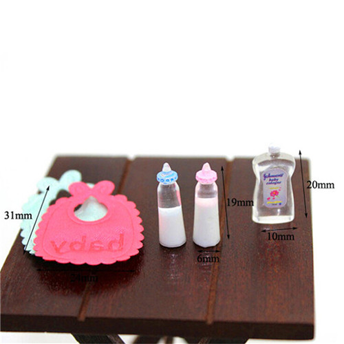 Baby Nursery Accessories - 1:12 인형 집 미니어처 아기 병