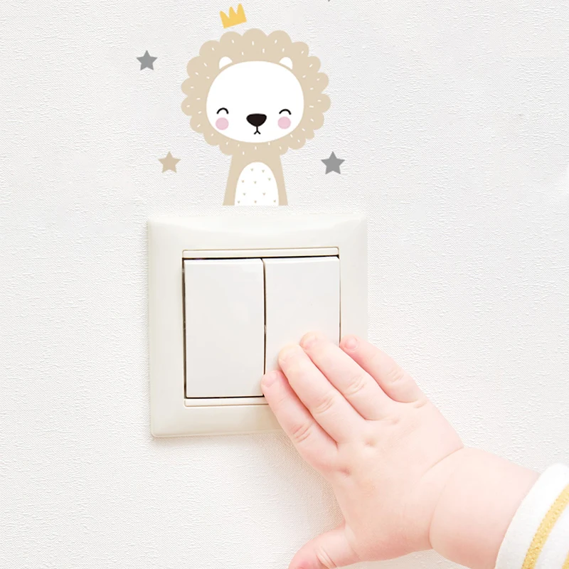 Wall Decal Nursery - 6개의 보헤미안 스타일의 기분 좋은 동물