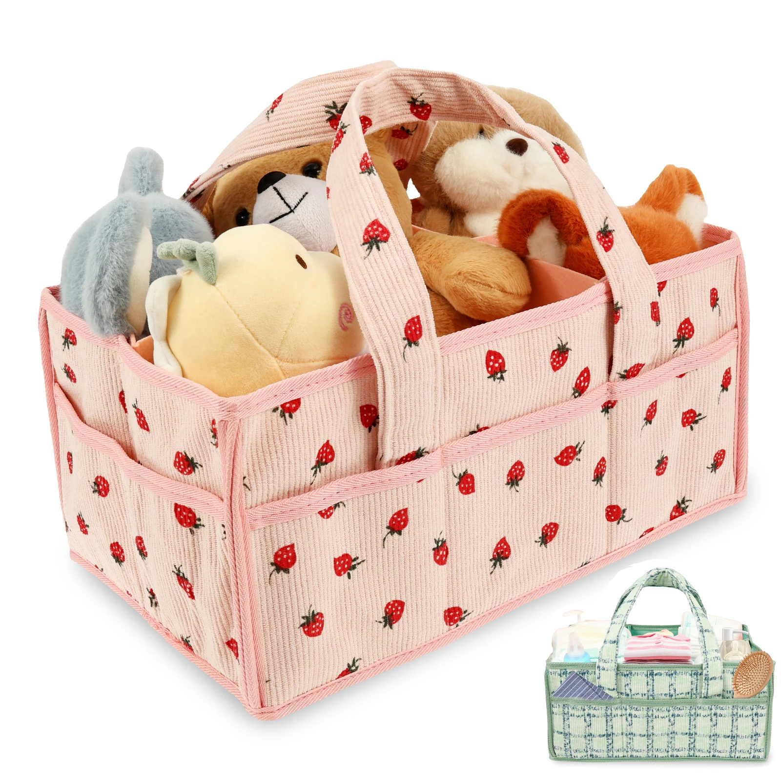 Baby Nursery Handles - 아기 기저귀 캐디 가방 휴대용 기저귀
