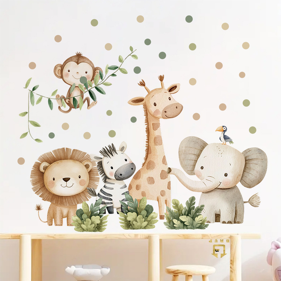 Boho 숲 동물 벽 스티커 어린이 방 소년 소녀 베이 - Baby Nursery Accessories 리뷰 및 가격