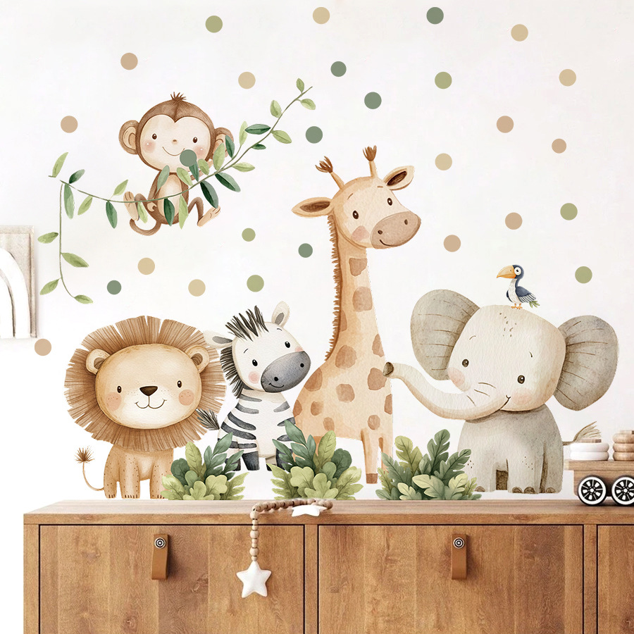 Boho 숲 동물 벽 스티커 어린이 방 소년 소녀 베이 - Baby Nursery Accessories 리뷰 및 가격
