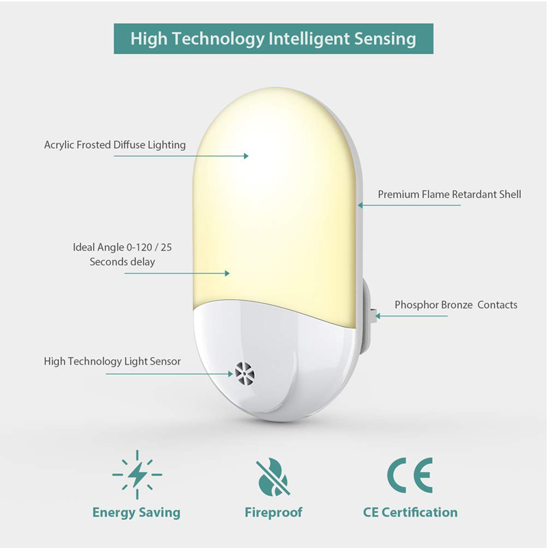 Led 야간 조명, 자동 야간 조명 황혼 센서, 아기  - Baby Nursery Light 리뷰 및 가격