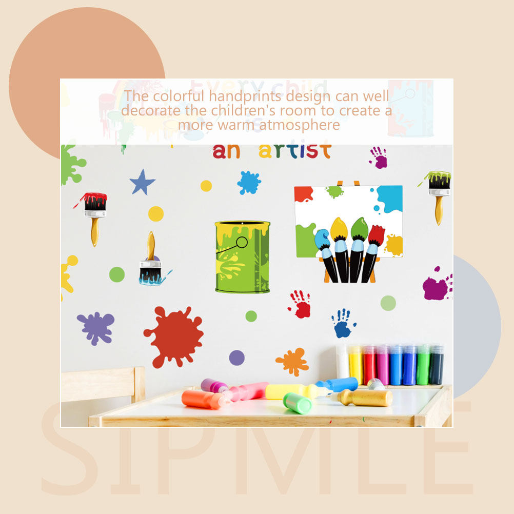 4장의 벽 스티커 사랑스러운 손자국 데칼 홈 장식 보육 - Wall Decal Nursery 리뷰 및 가격