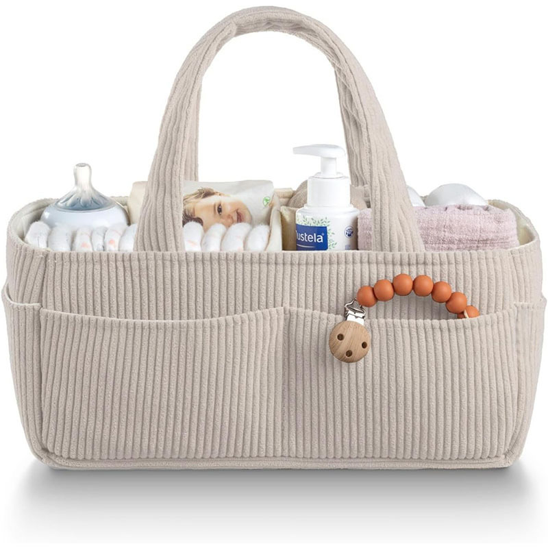 대용량 접이식 코듀로이 아기 기저귀 캐디 휴대용 손잡이 - Baby Nursery Handles 리뷰 및 가격
