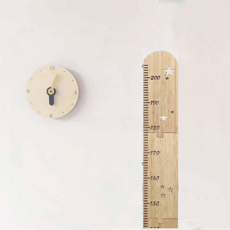 북유럽 나무 어린이 키 성장 차트 눈금자, 아기 어린이 - Baby Nursery Wall Mural 리뷰 및 가격