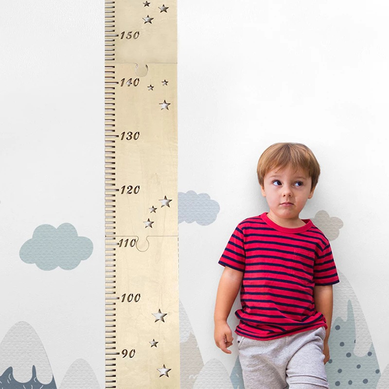 북유럽 나무 어린이 키 성장 차트 눈금자, 아기 어린이 - Baby Nursery Wall Mural 리뷰 및 가격