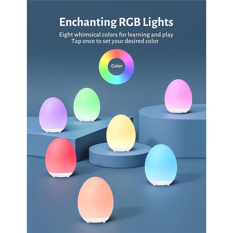 눈 보호 아기 수면등 LED 에그 라이트, 8가지 RG - Baby Nursery Colors 리뷰 및 가격