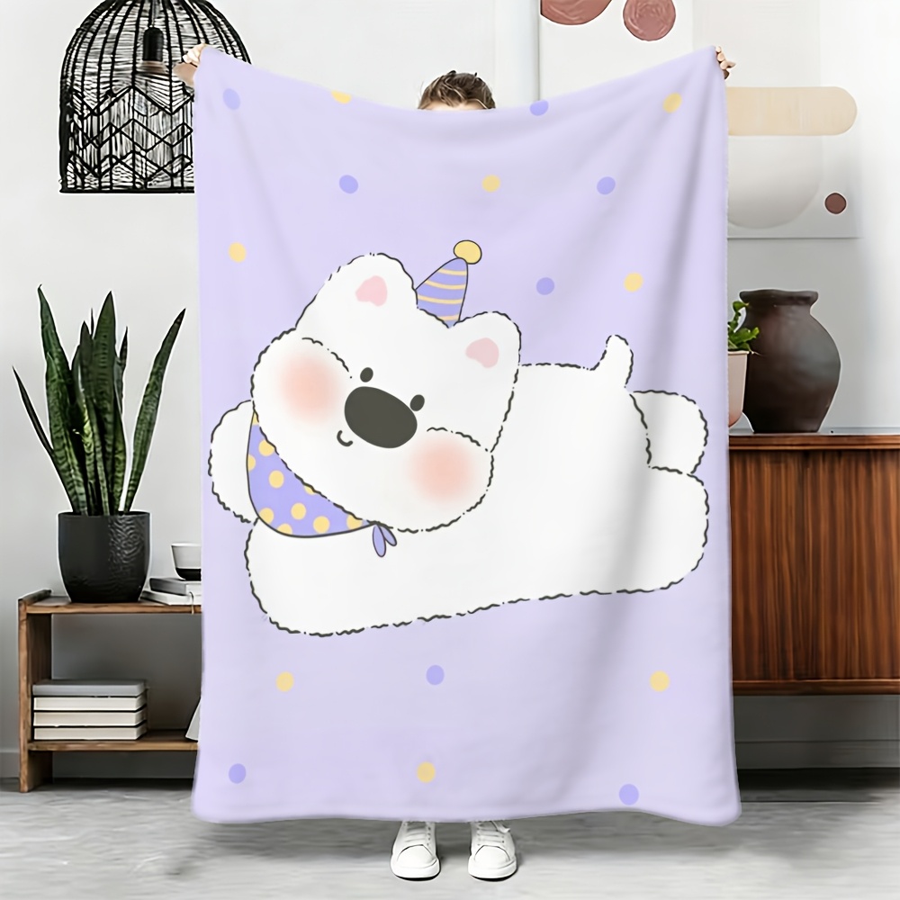 거대한 북극곰 만화 담요 어린이 보육원 장식 귀여운 아 - Baby Nursery In Hospital 리뷰 및 가격