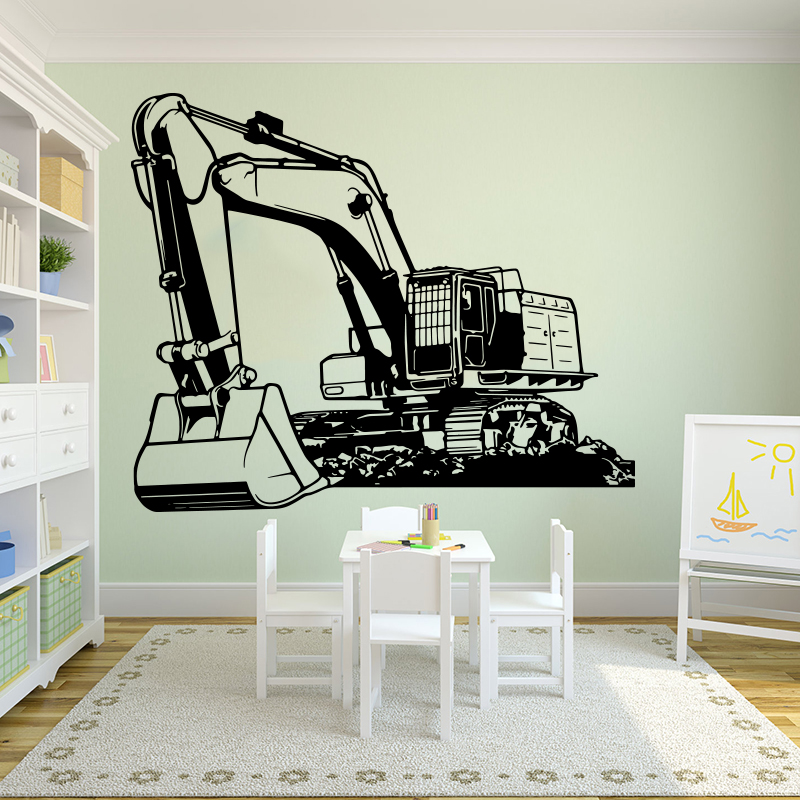 대형 무거운 장비 굴삭기 파는 벽 스티커 어린이 방 보 - Baby Nursery Wall Mural 리뷰 및 가격