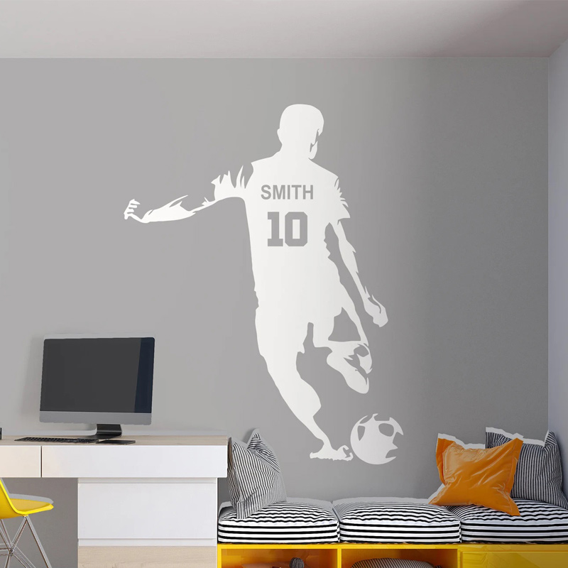 축구 선수 이름 및 번호 벽 스티커, 비닐 아트, 홈  - Baby Nursery Wall Mural 리뷰 및 가격