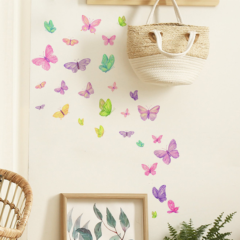 로맨틱 나비 벽 스티커 크리 에이 티브 홈 벽 장식 자 - Baby Nursery Wall Mural 리뷰 및 가격