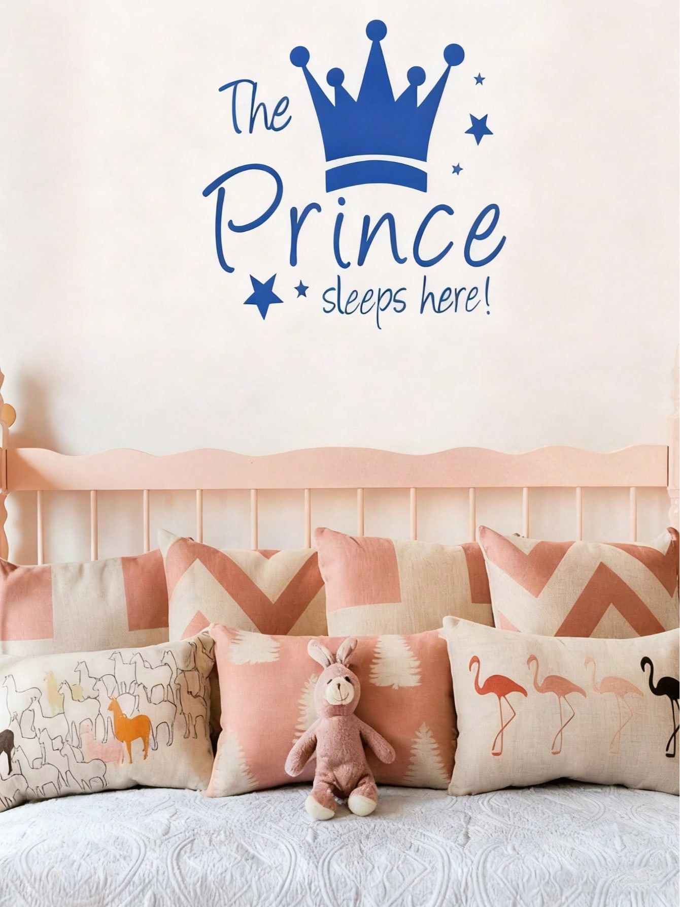 탈부착 가능한 공주 왕관 벽 스티커 공주는 여기에서 잠 - Baby Nursery Wallpaper Girl 리뷰 및 가격