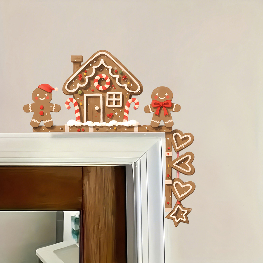 진저 브레드 하우스 & 남자 크리스마스 벽 스티커 어린 - Wall Decal Nursery 리뷰 및 가격