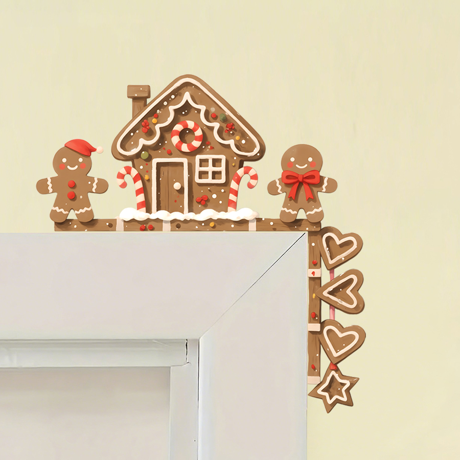 진저 브레드 하우스 & 남자 크리스마스 벽 스티커 어린 - Wall Decal Nursery 리뷰 및 가격
