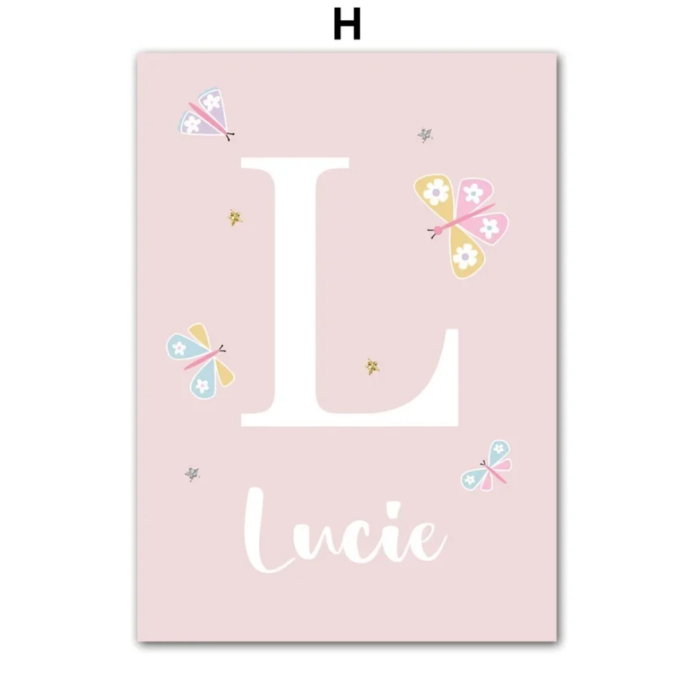 핑크 유니콘 토끼 무지개 구름 꽃 보육원 벽 예술 캔버 - Baby Nursery Name Wall Art 리뷰 및 가격