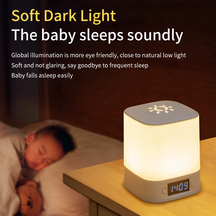 LED 테이블 램프 USB 충전식 시간 표시 시계 터치 - Baby Nursery Light 리뷰 및 가격