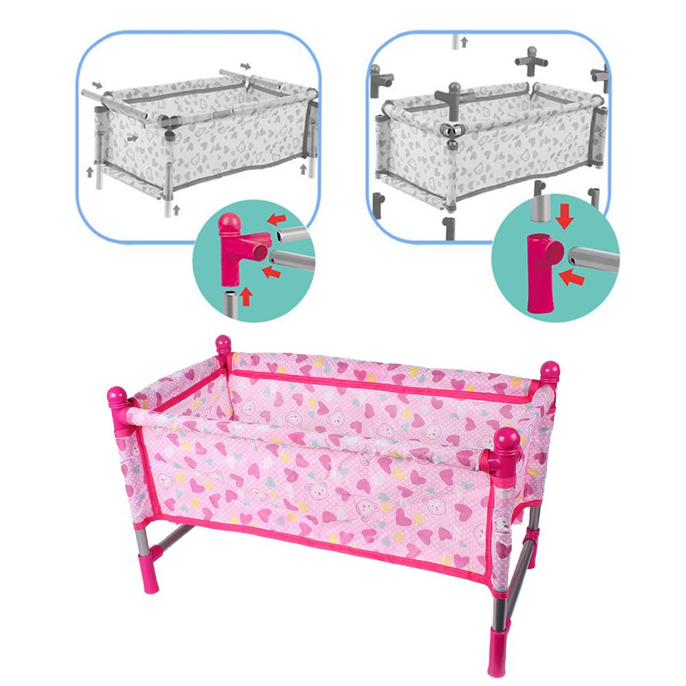 장난감 침대 시뮬레이션 아기 인형 침대 유아용 침대 가 - Baby Nursery Accessories 리뷰 및 가격