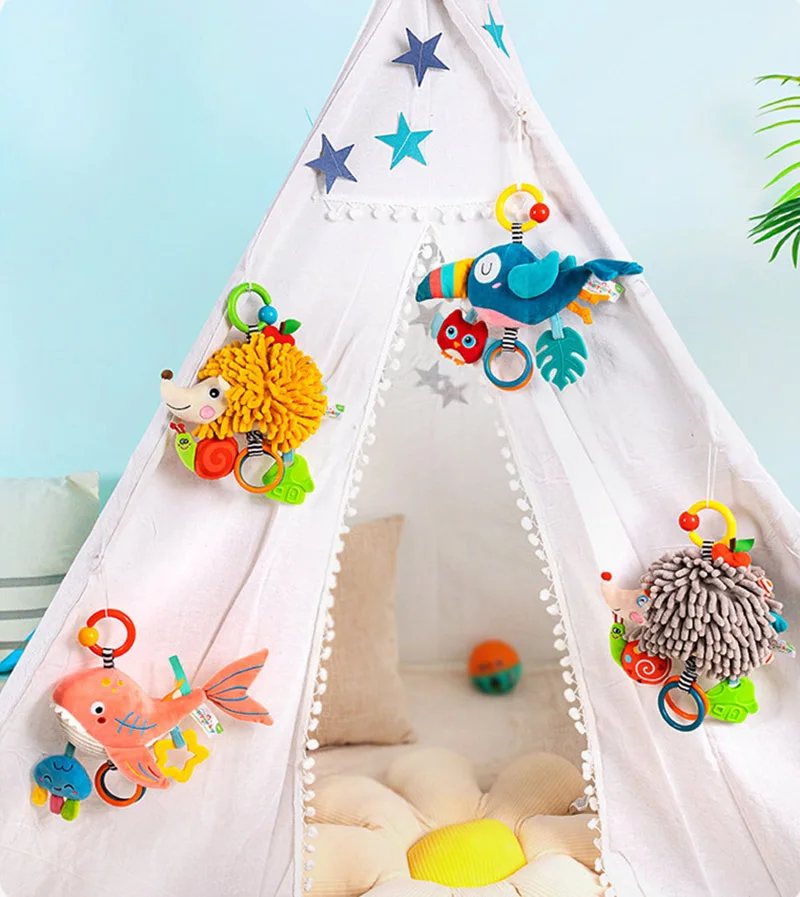 신생아 유아 부드러운 플러시 장난감 Teether 딸랑 - Baby Nursery Images 리뷰 및 가격