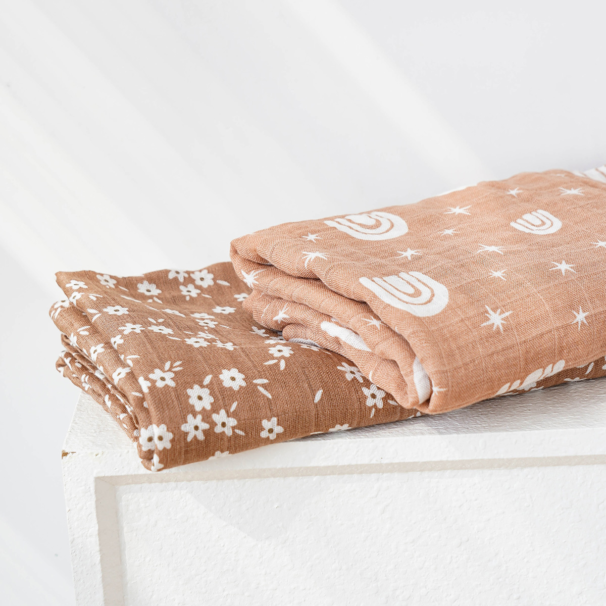 120x110cm 2 레이어 아기 모슬린 Swaddle - Swaddle Blanket Muslin 리뷰 및 가격