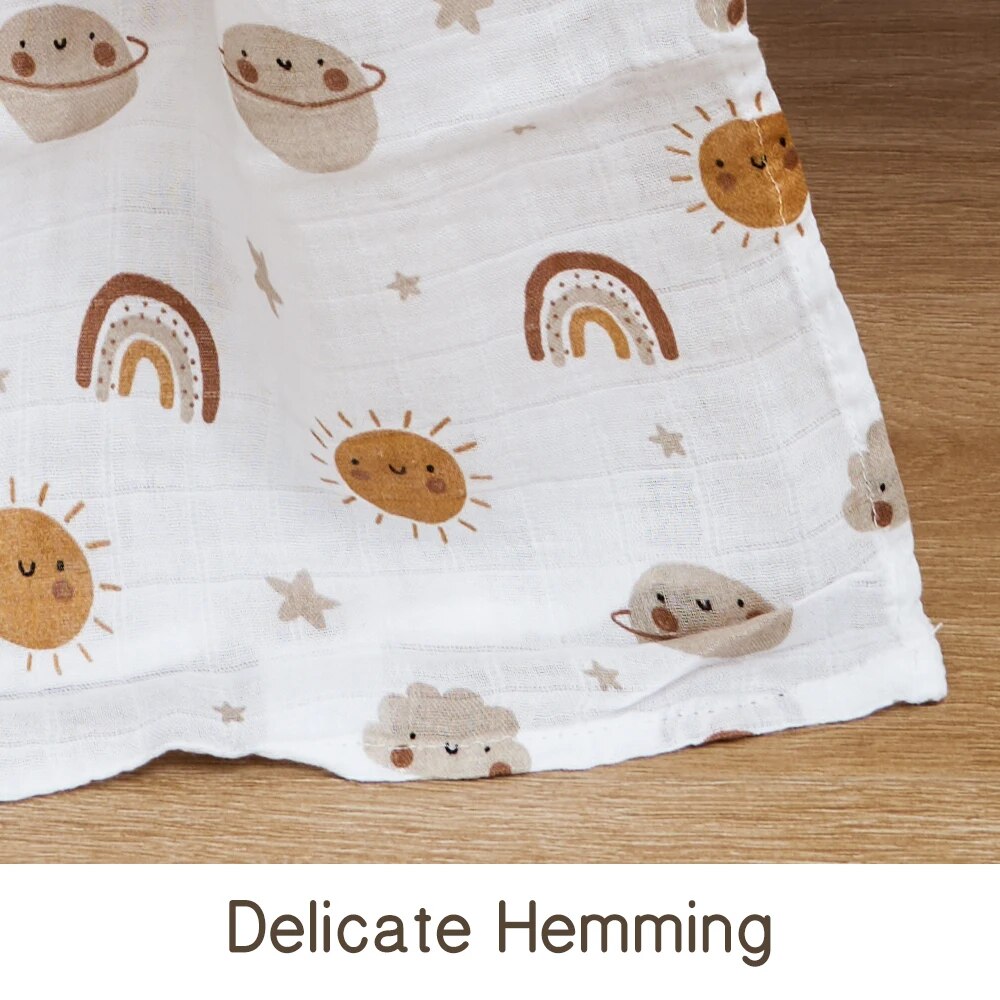120x110cm 대나무 면 아기 모슬린 싸는 담요 귀 - Swaddle Blanket Muslin 리뷰 및 가격