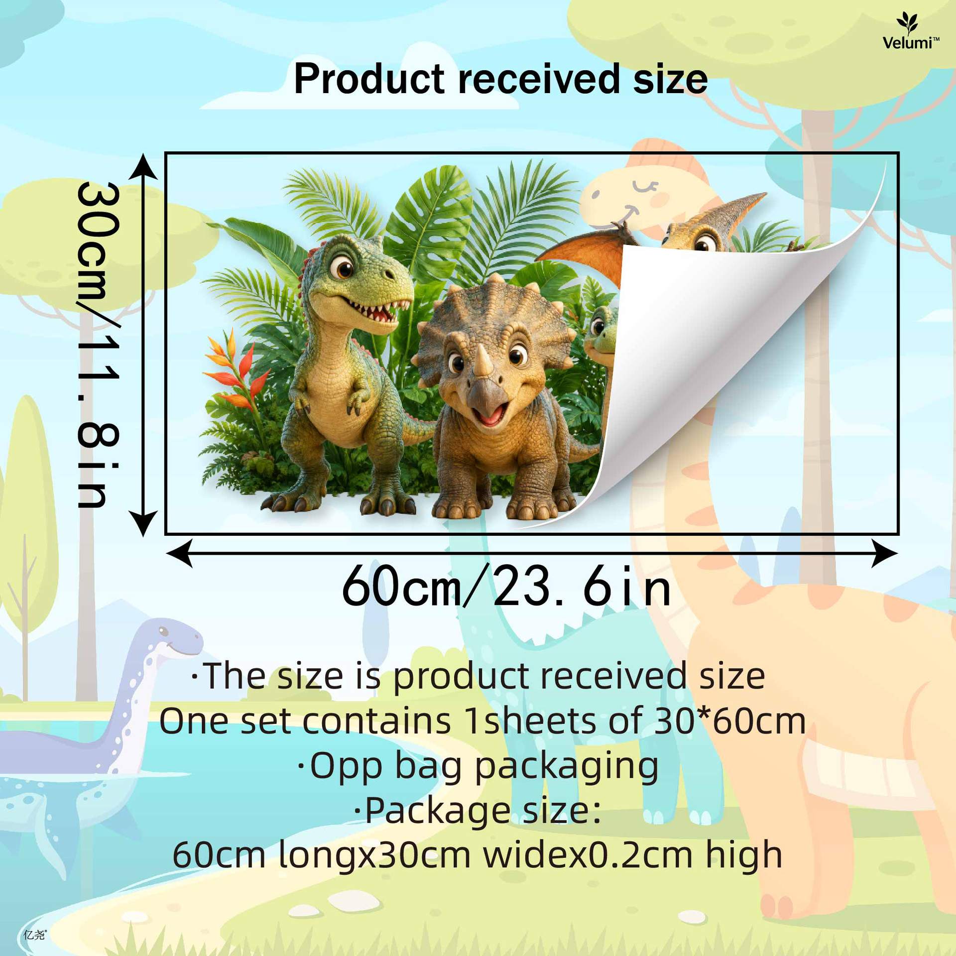 귀여운 3D 공룡 벽 스티커 어린이 공룡 생일 파티 장 - Baby Nursery Wall Mural 리뷰 및 가격